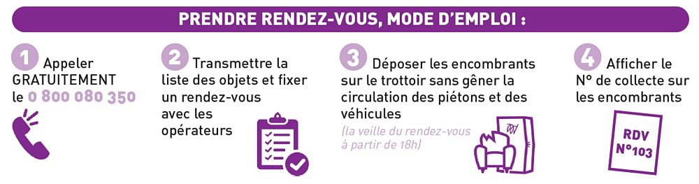 Encombrants : mode d'emploi pour prendre rendez-vous