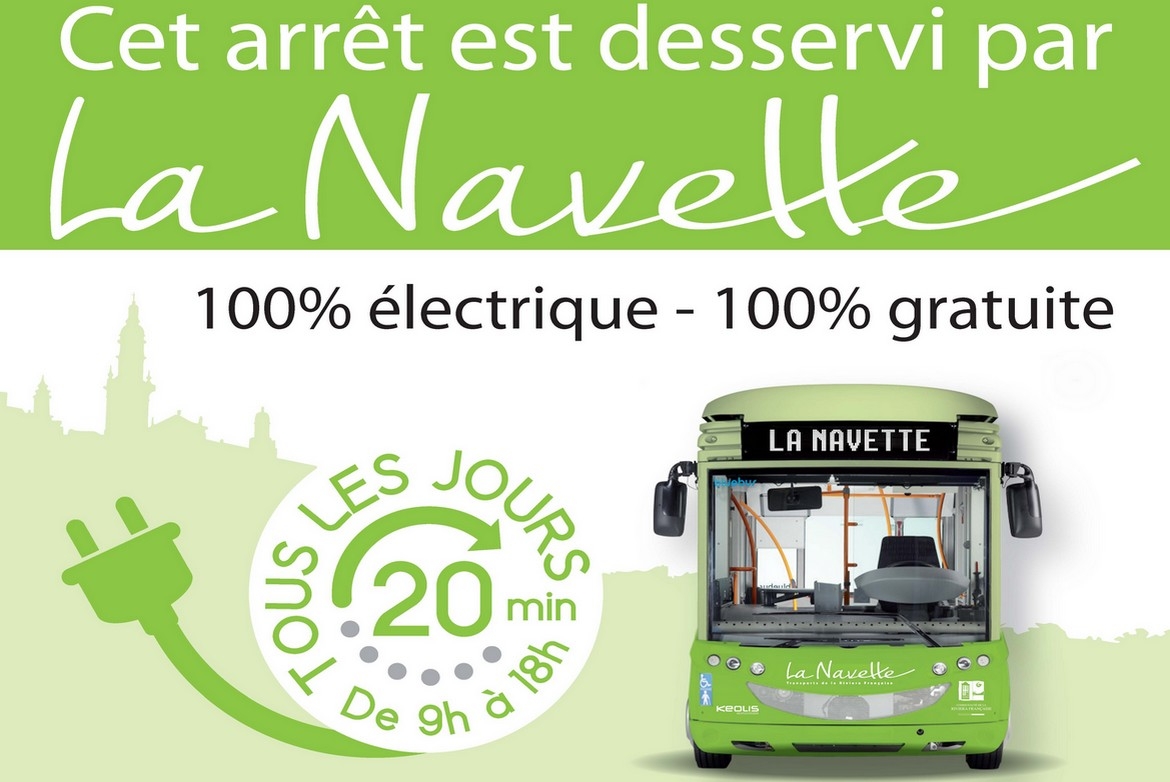 RESEAU ZEST : LA NAVETTE, un véhicule 100% électrique ET 100% GRATUIT