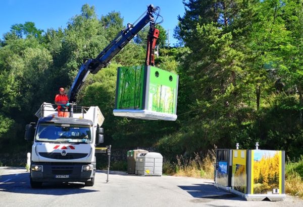 COLLECTE MECANISÉE : LES NOUVEAUX EQUIPEMENTS EN COURS D’INSTALLATION EN ROYA-BEVERA